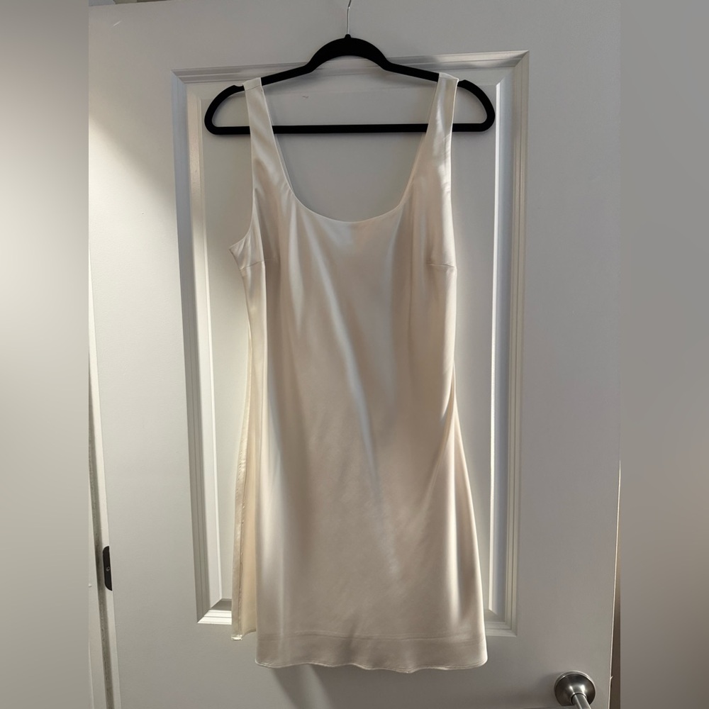 Abercrombie & Fitch silk white dress